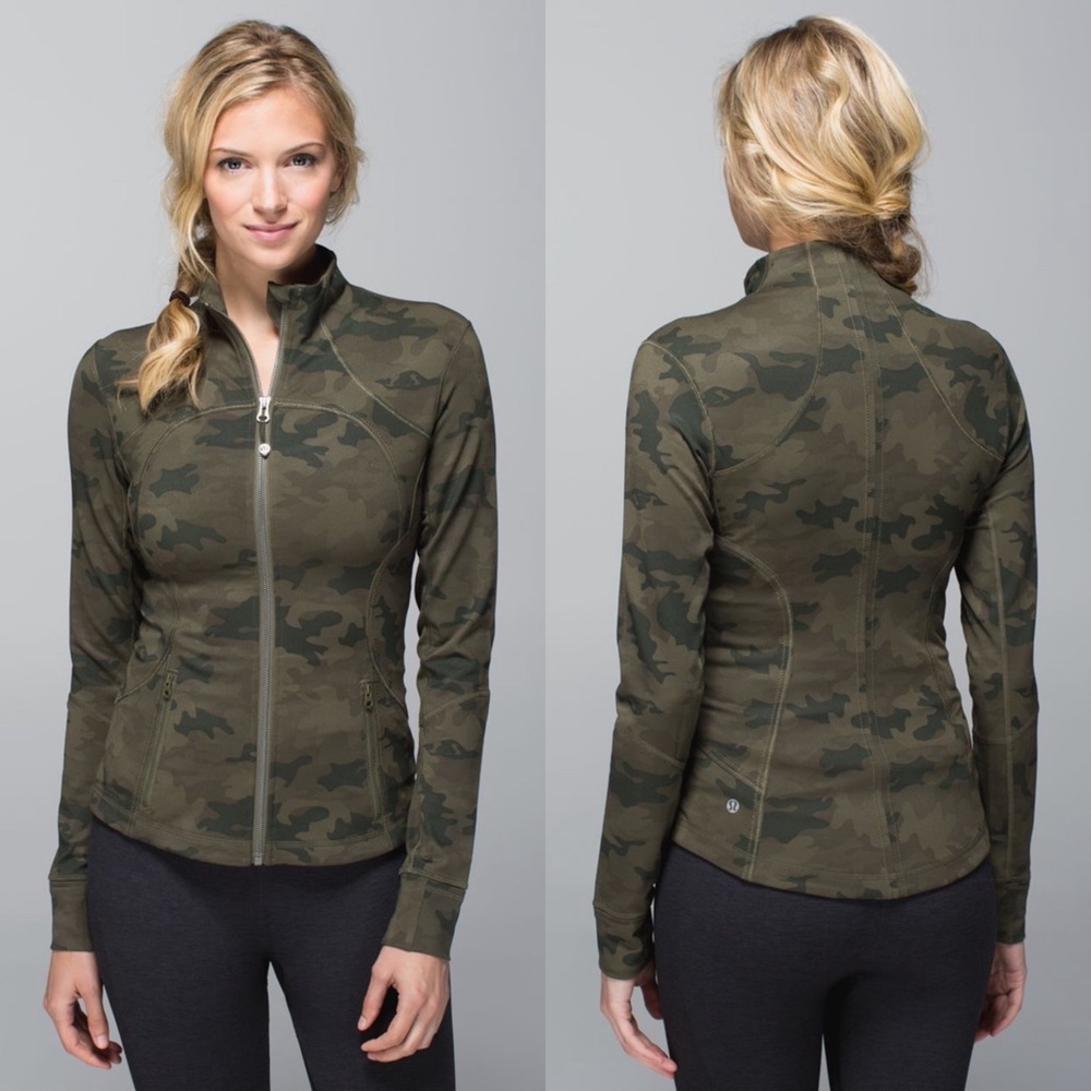 lululemon | Forme Jacket *Cuffins Savasana Camo 20cm Fatigue Green RARE 4